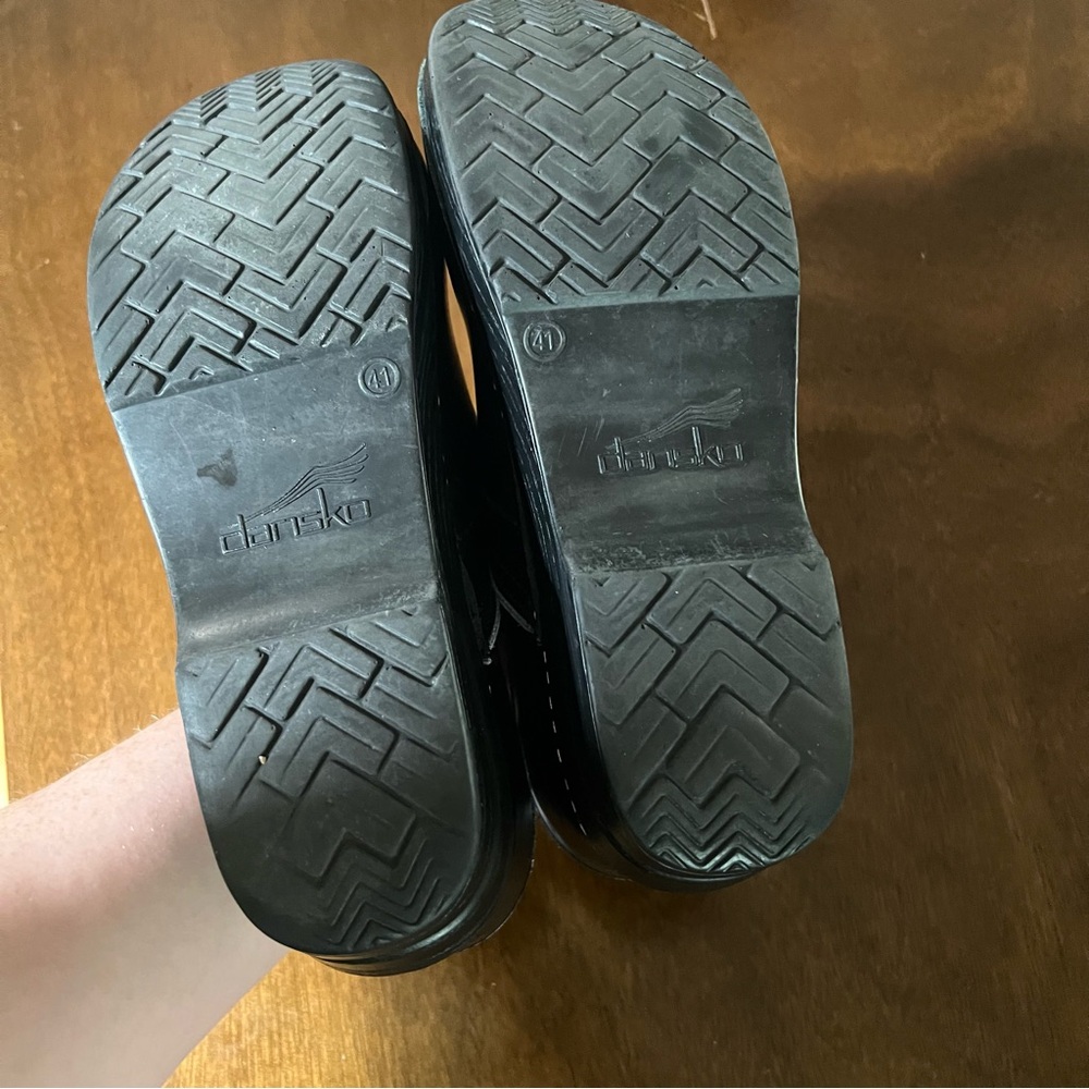 Dansko Men’s Professional Solid Black Clogs Narro… - image 6